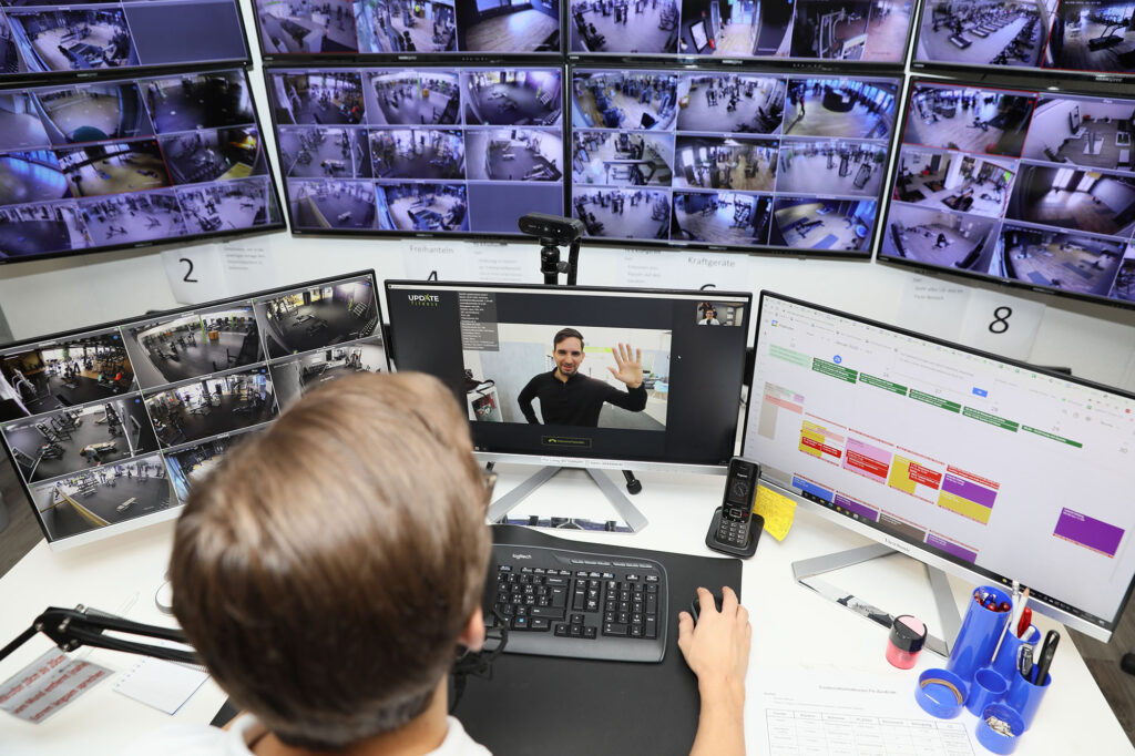 LiveCoach in der Fitnesszentrale